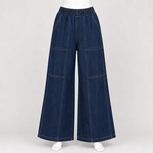 GAP Wide Leg Patch Pocket Denim Jeans Small